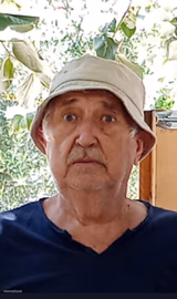 Bucket Hat Blank Stare Man