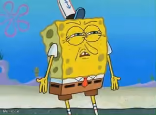 confused spongebob
