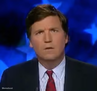Confused Tucker Carlson