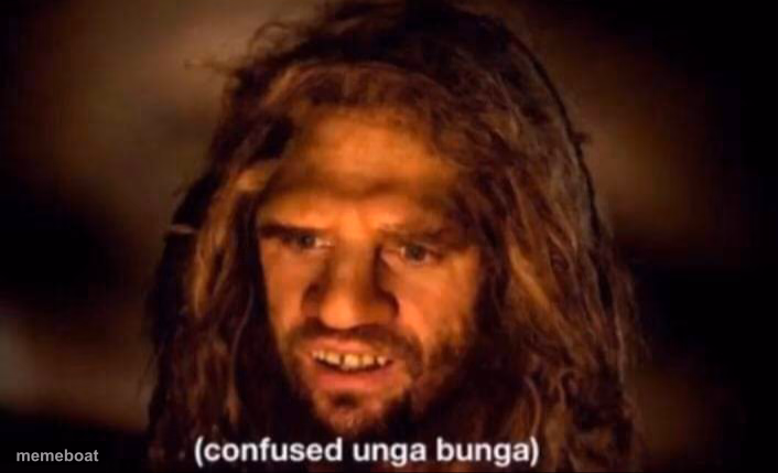 Confused Unga Bunga - meme generator image preview
