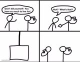 Convinced suicide comic