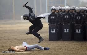 Cop Beat Down - meme generator image preview