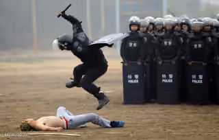 Cop Beat Down