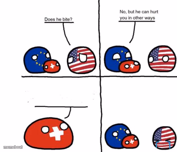Country Balls Switzerland, does he bite - meme generator image preview