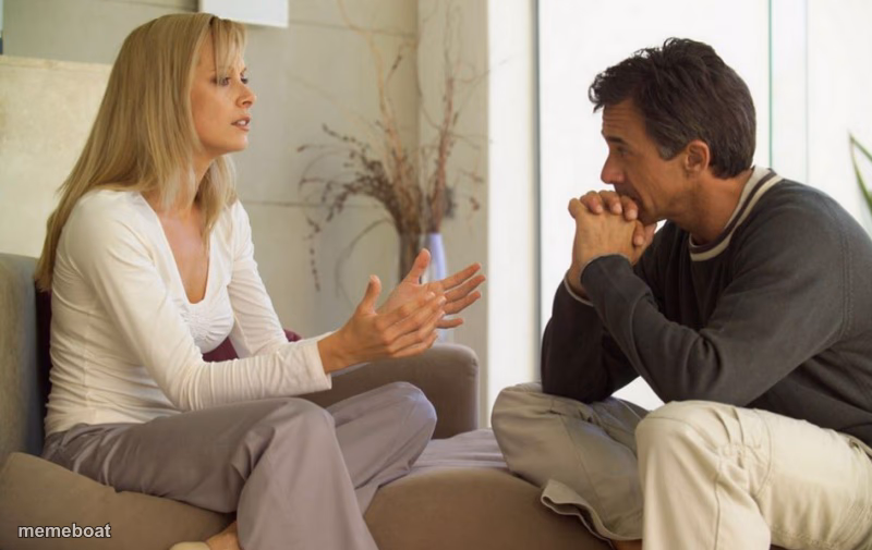 couple talking - meme generator image preview