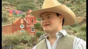 Cowboy w/ Down Syndrome - meme generator image preview