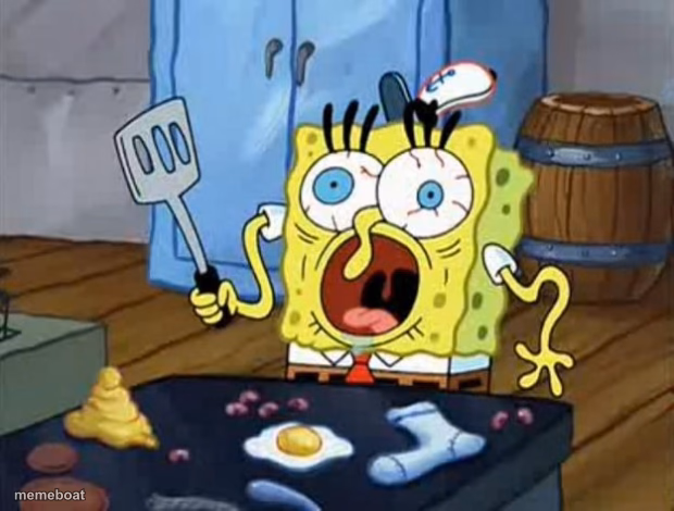Crazy Spongebob - meme generator image preview