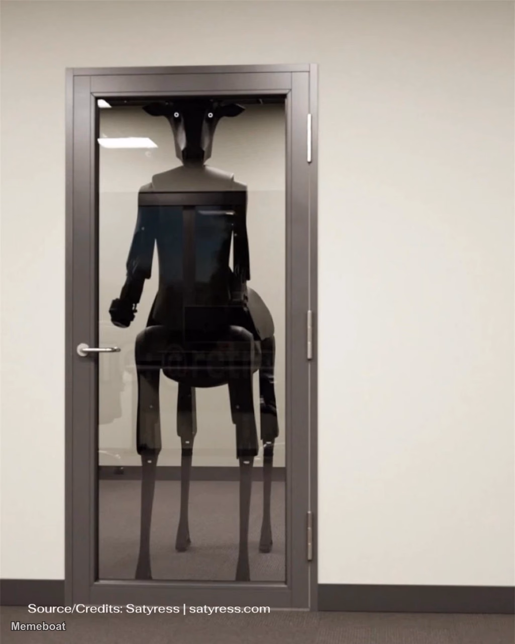Creepy Centaur Robot - meme generator image preview