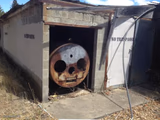 Rusty Tank Skull Face