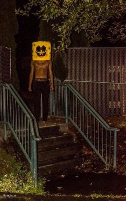 Creepy Spongebob - meme generator image preview