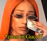 Cries in gucci