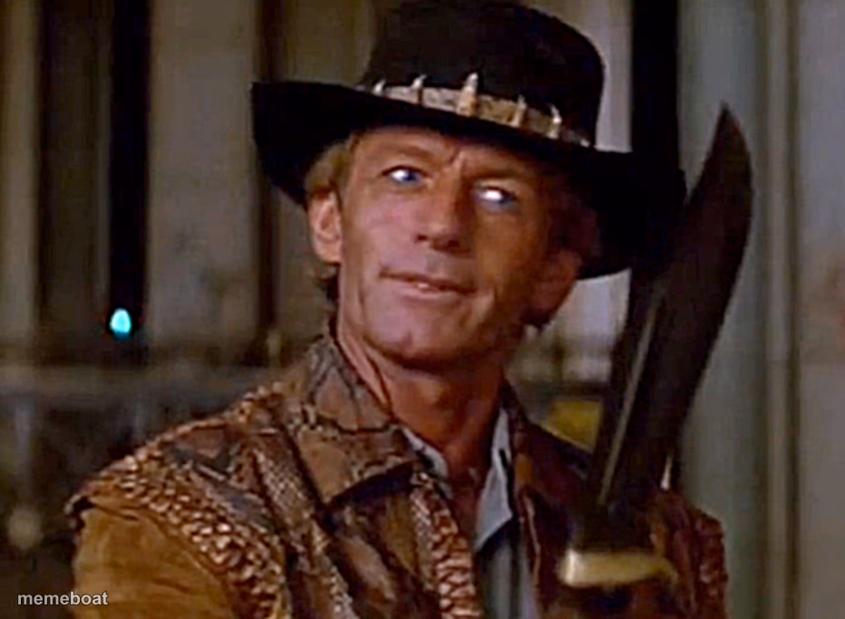 Crocodile Dundee Knife - meme generator image preview