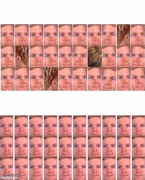 crowd stare - meme generator image preview