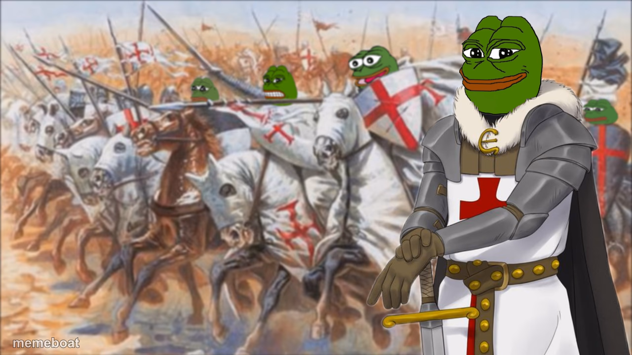 Crusader Pepes - meme generator image preview