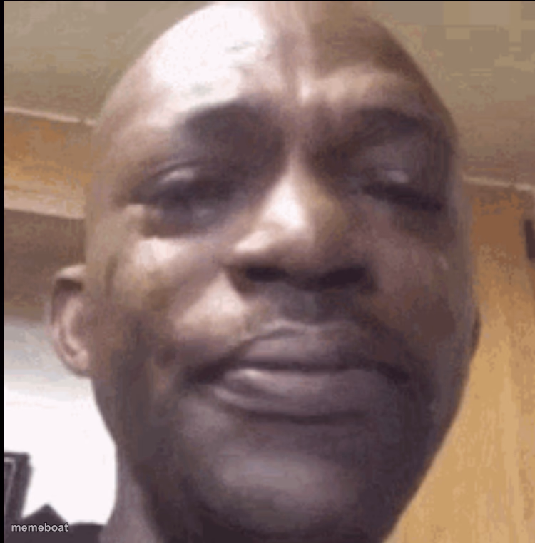 Crying black dude - meme generator image preview