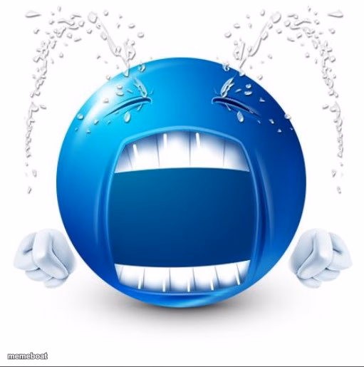 Crying Blue guy - meme generator image preview