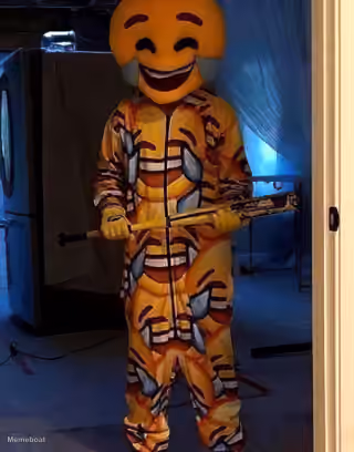 Crying Laughing Emoji With Bat