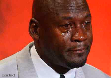 crying michael jordan - meme generator image preview