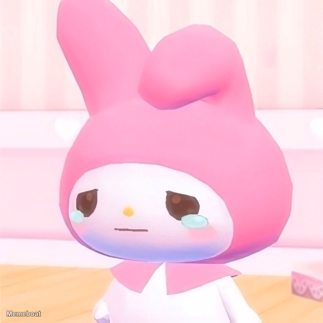 Crying My Melody - meme generator image preview