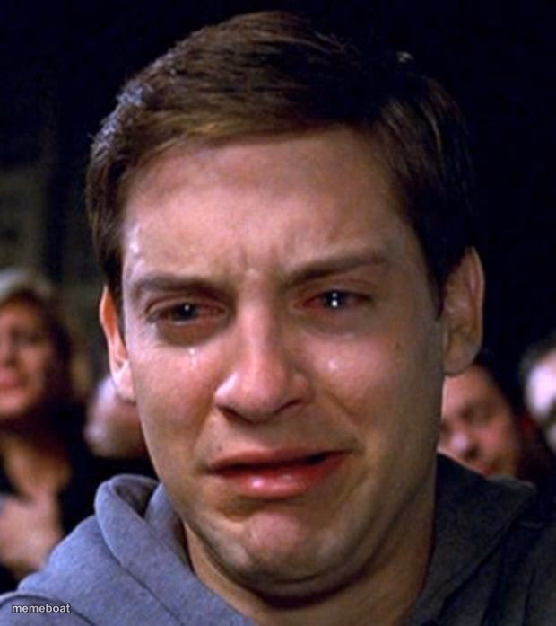 crying peter parker - meme generator image preview