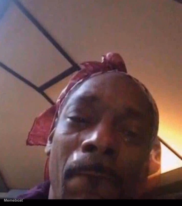 Crying Snoop Dog Selfie - meme generator image preview