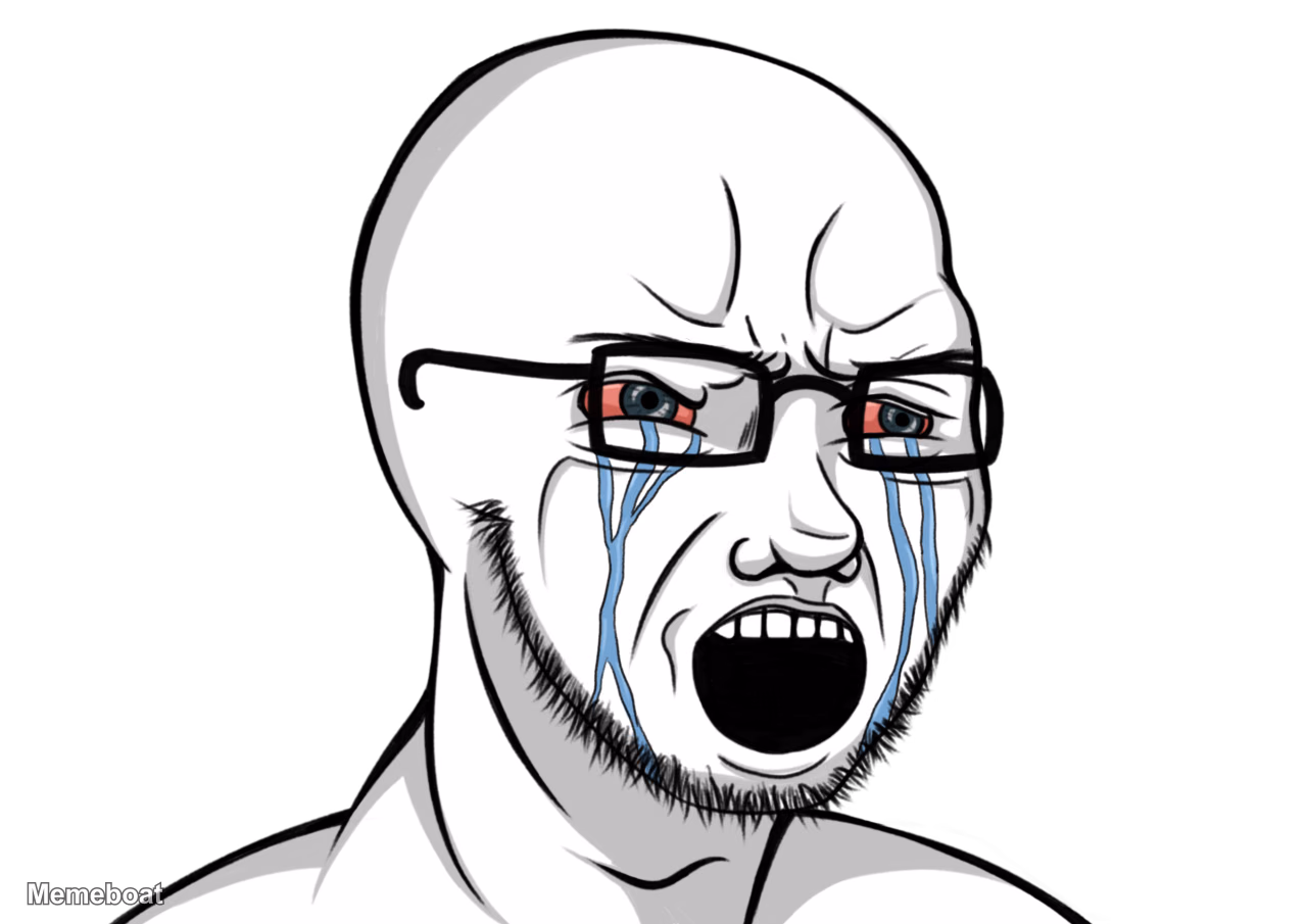 Crying Soyjak - meme generator image preview