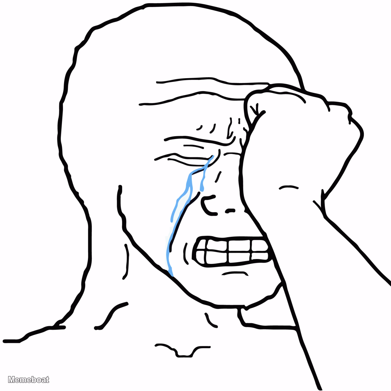 Crying Wojak 2 - meme generator image preview
