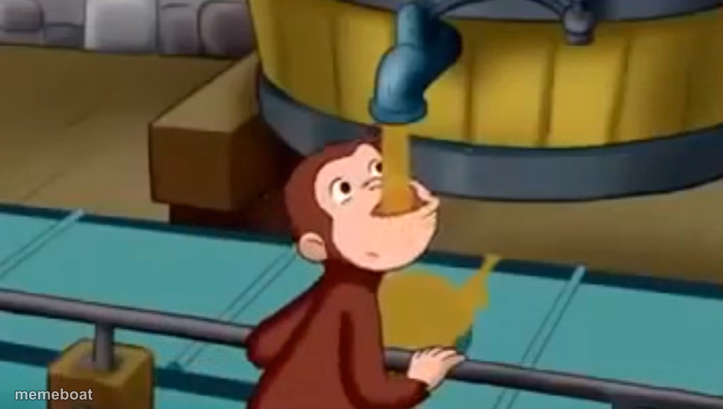 Curious George Apple Cider - meme generator image preview