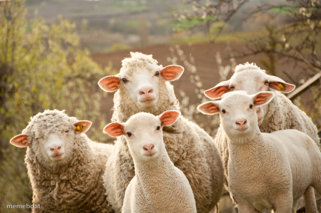 Curious sheep - meme generator image preview