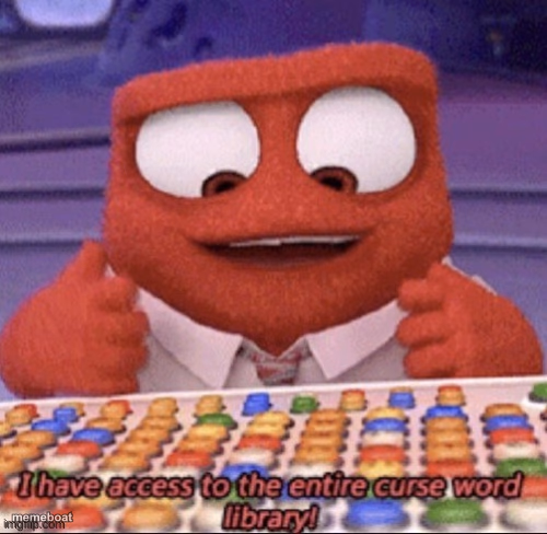 Curse word library - meme generator image preview