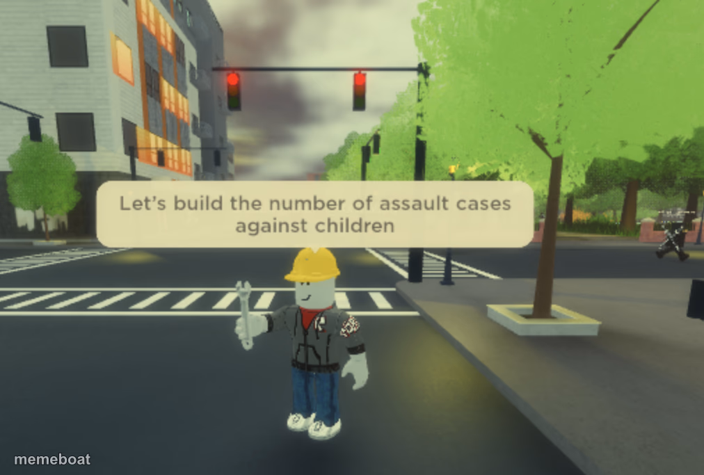 Cursed Builderman - meme generator image preview