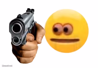 Cursed Emoji With Gun