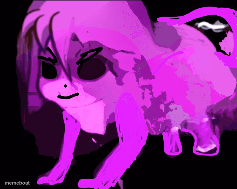 Cursed Furry Badeline - meme generator image preview