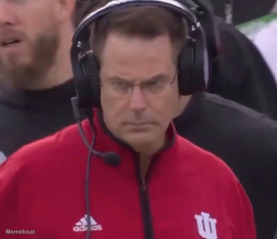 Curt Cignetti Eyebrow Raise - meme generator image preview