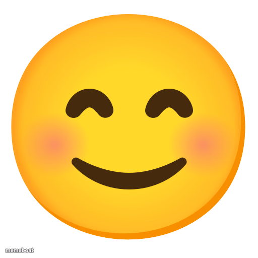 Cute Smiley Face Emoji - meme generator image preview