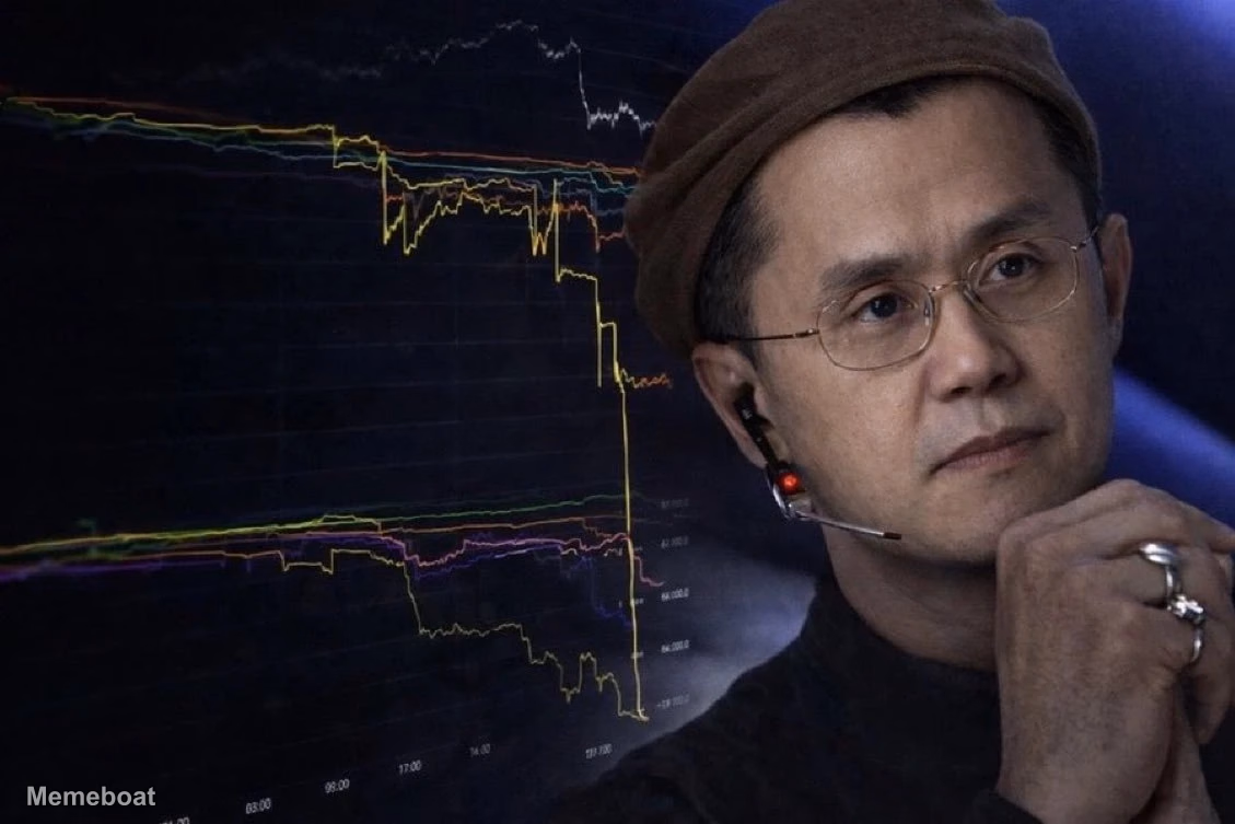 CZ Binance as the Director from the Truman Show - meme generator image preview
