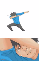 Dab crying