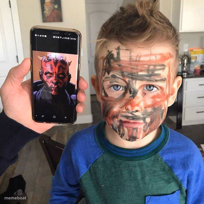 Darth Maul Kid - meme generator image preview