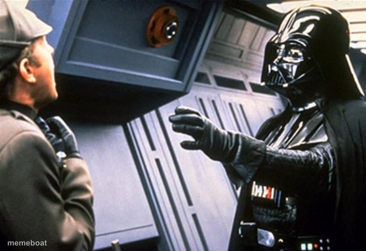 Darth Vader Choke - meme generator image preview