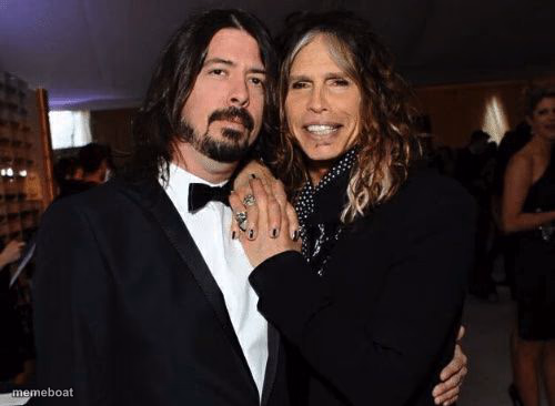Dave Grohl and Steven Tyler - meme generator image preview