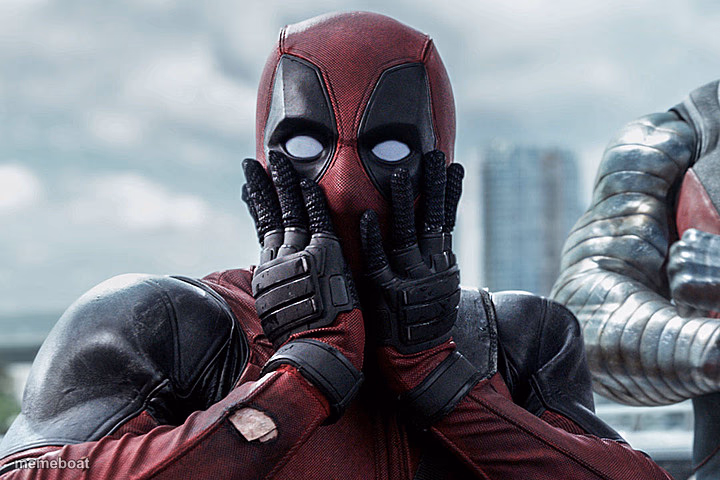 Deadpool - Gasp - meme generator image preview
