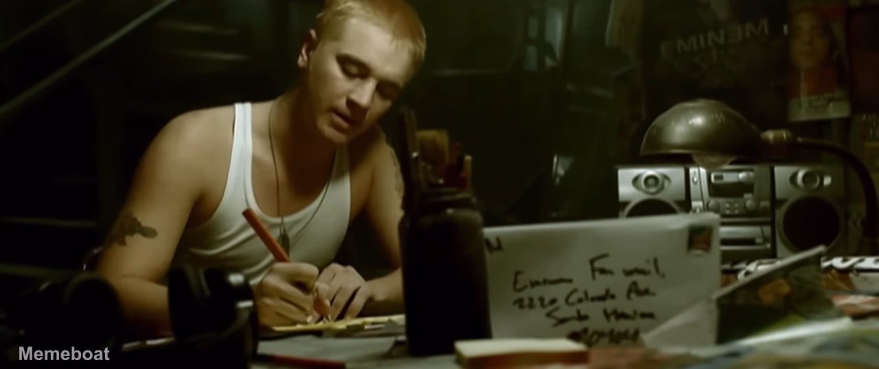 Dear Slim - Eminem Stan - meme generator image preview