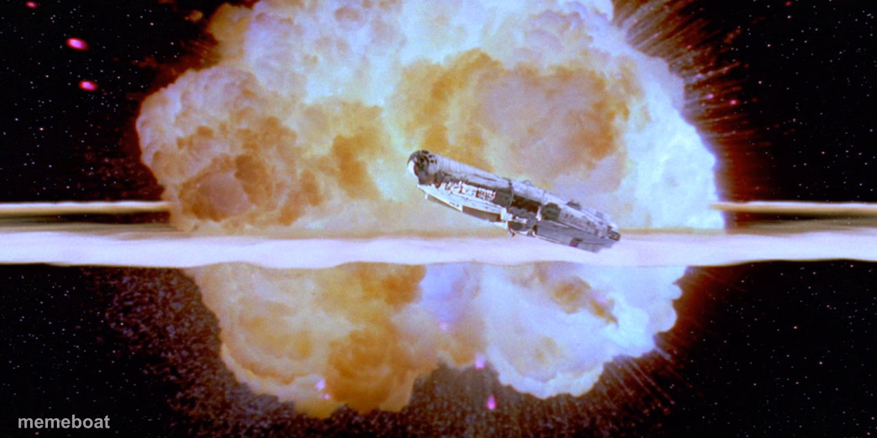 death star explosion - meme generator image preview