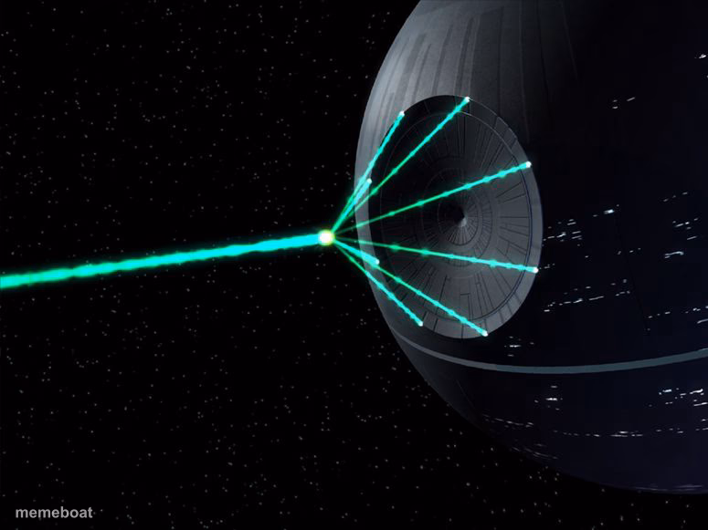 Death Star Laser - meme generator image preview