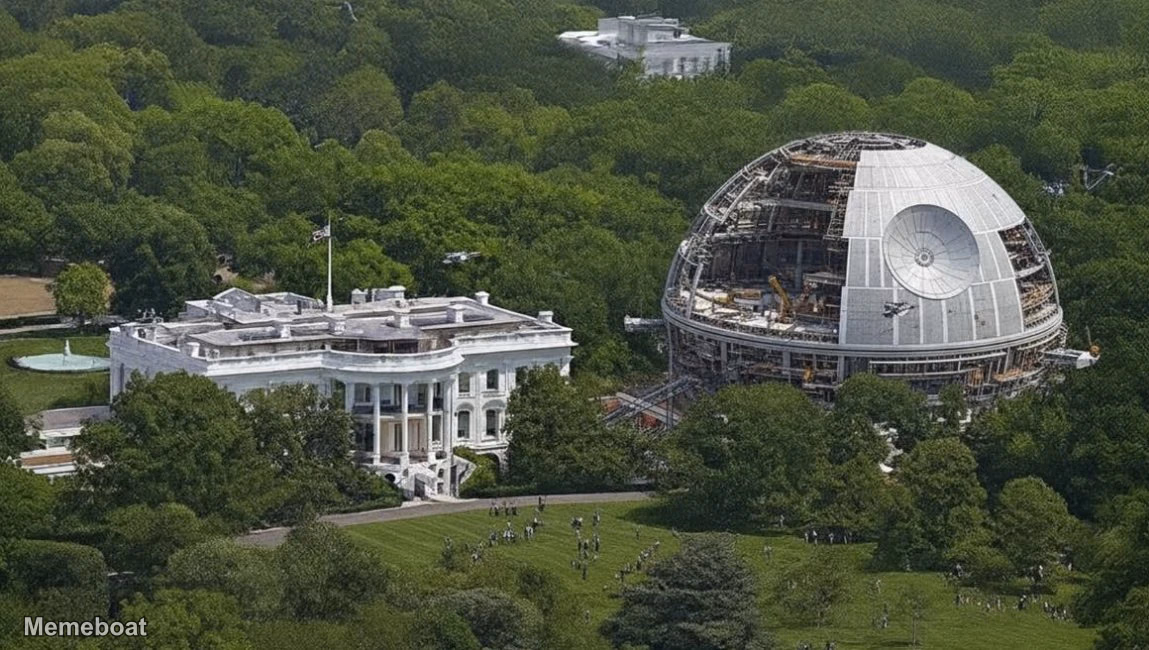 Death Star White House Renovations - meme generator image preview