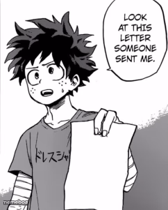 Deku letter - meme generator image preview