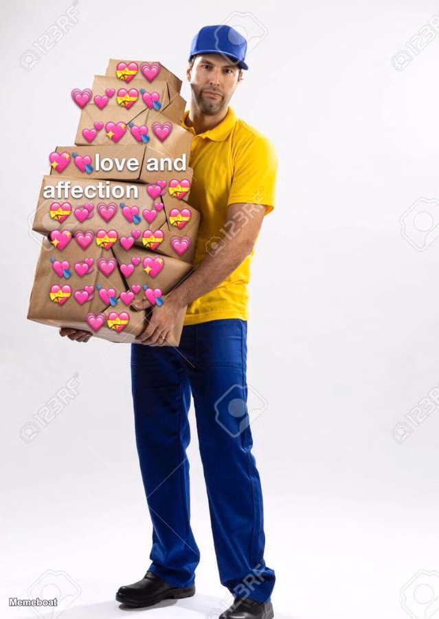 Delivery of Love and Affection - meme generator image preview