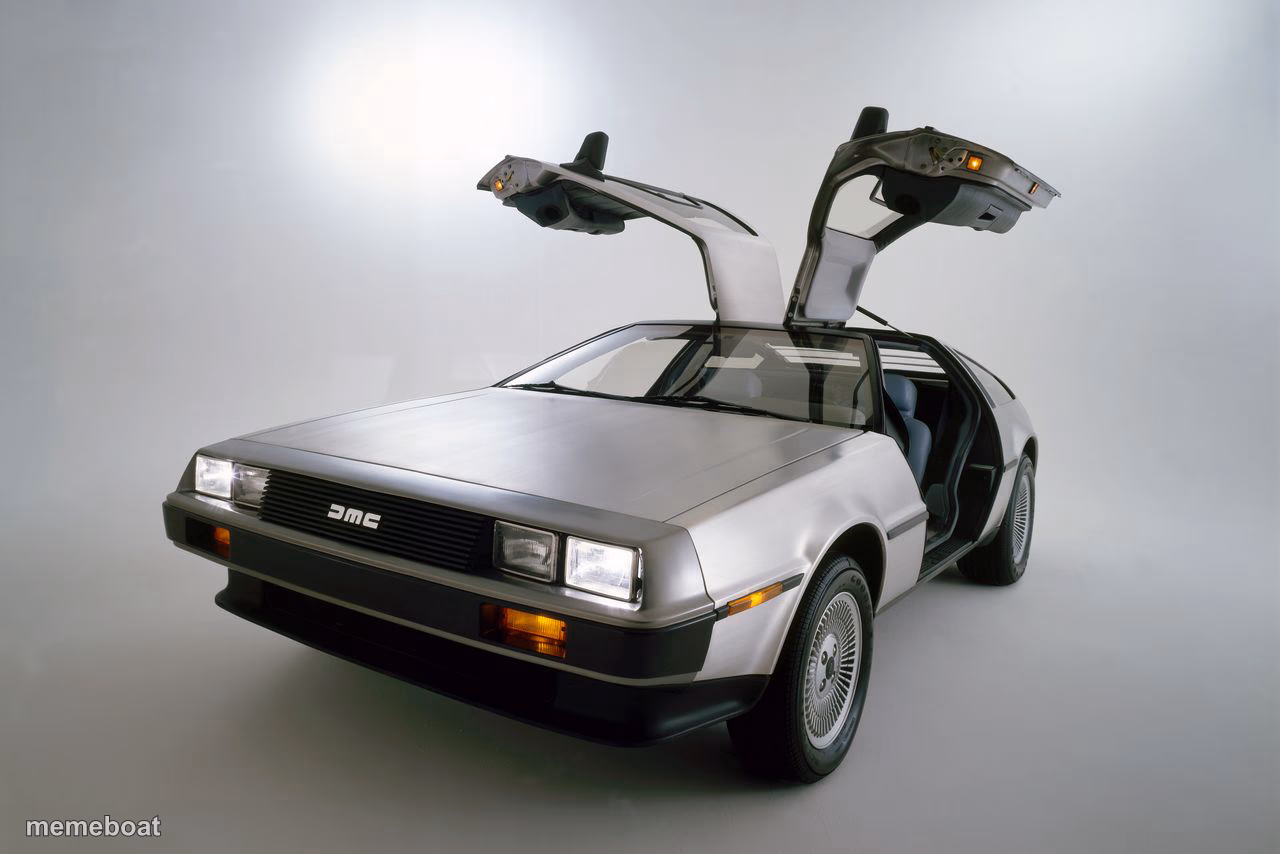 delorean - meme generator image preview