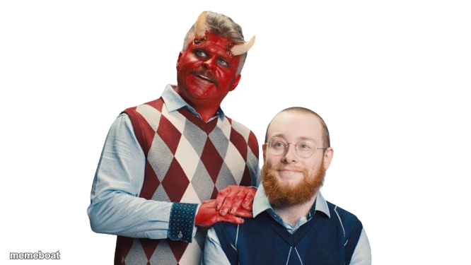 Demon father/dad - meme generator image preview