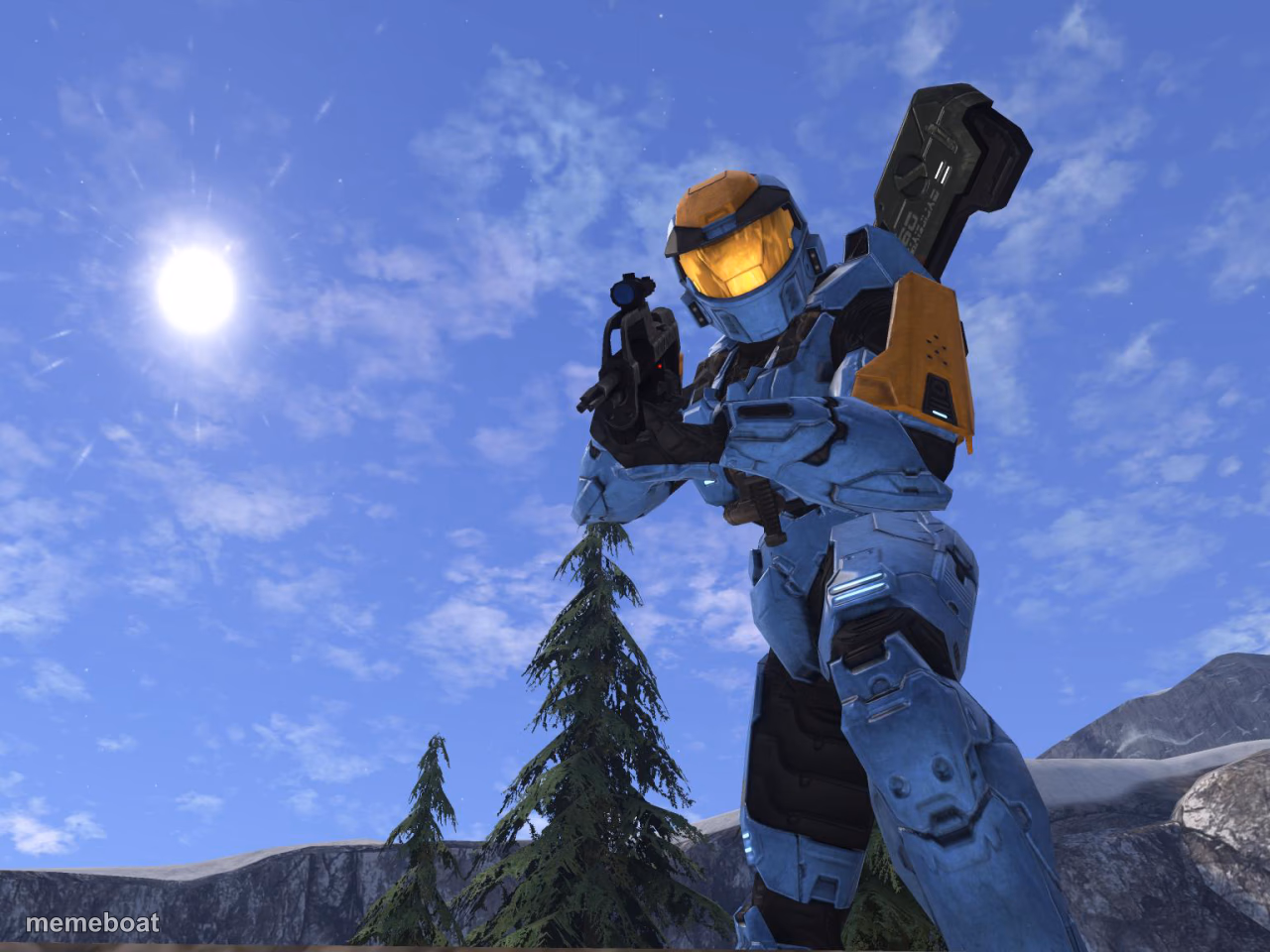 Demonic Penguin Halo 3 - meme generator image preview